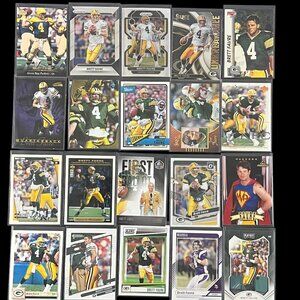 Brett Favre 20 Card Lot - No Duplicates - Panini, Mosiac, Select - Packers